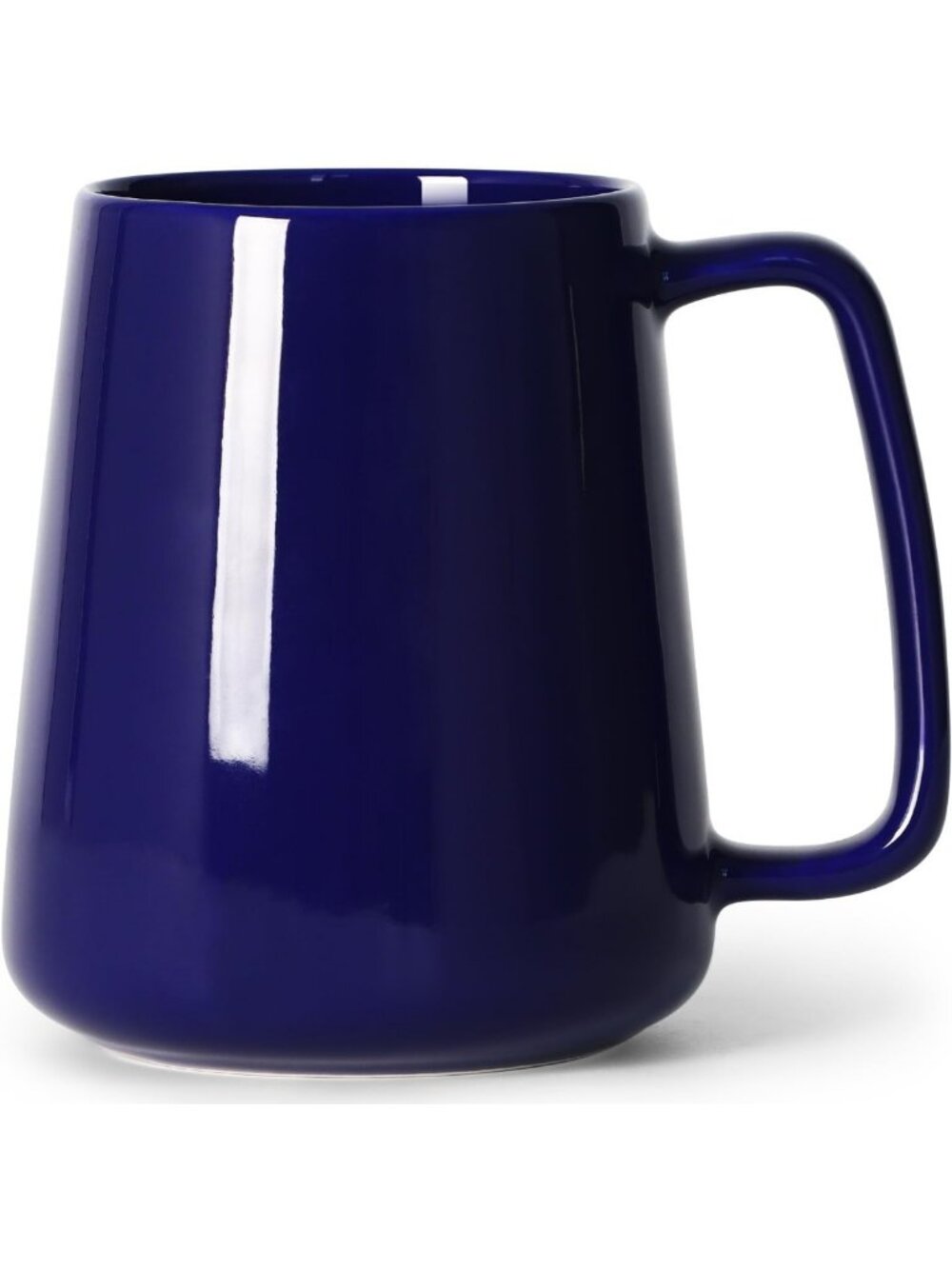 24 OZ Large Ceramic Coffee Mug with Big Handle - Unique Blue Tea Cup for Home